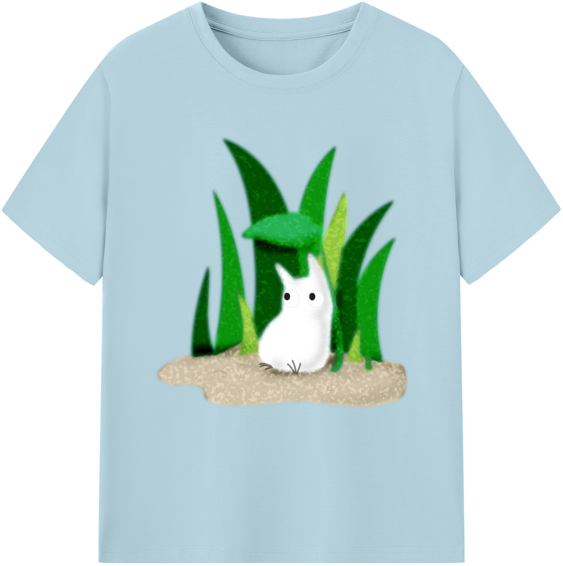 （画像用） となりのトトロ 草壁メイ 草壁サツキ My Neighbor Totoro Satsuki Kusakabe Mei Kusakabe 綿100％半袖Tシャツ（フロントプリント）